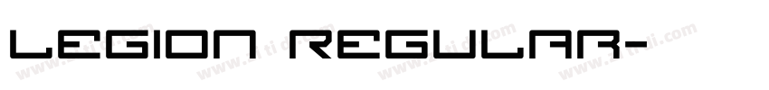 Legion Regular字体转换